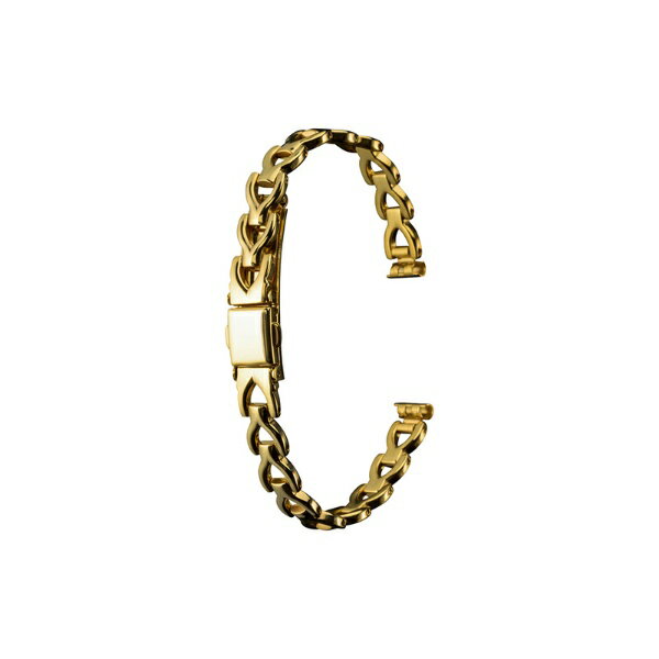 バンビ｜BAMBI 時計バンド ブレスレットタイプ かん幅8mm 本体幅8mm オスカー ゴールドIP(ステンレス) ..