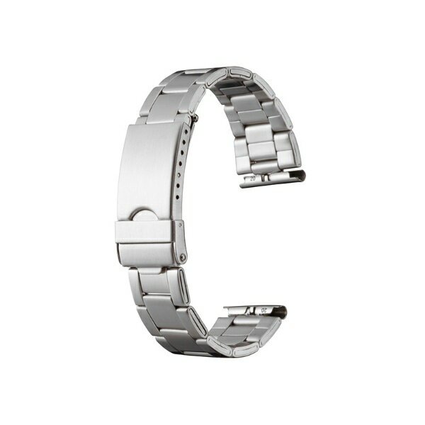 Watch Band, Belt - バンビ｜BAMBI 時計バンド メタル かん幅9mm 本体幅20mm シルバー(ステンレス) BSBE4553S