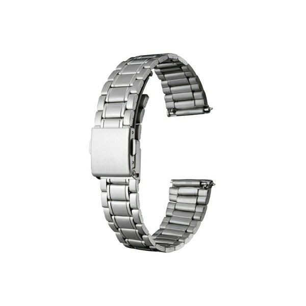 Watch Band, Belt - バンビ｜BAMBI 時計バンド メタル クイックレバー ブロック かん幅20mm 本体幅20mm シルバー(ステンレス) BSBLE1253S