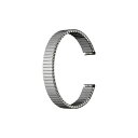 バンビ|BAMBI 時計バンド エバータイプ 蛇腹 かん幅12mm 本体幅12mm シルバー(ステンレス) BSEE8056S(2)