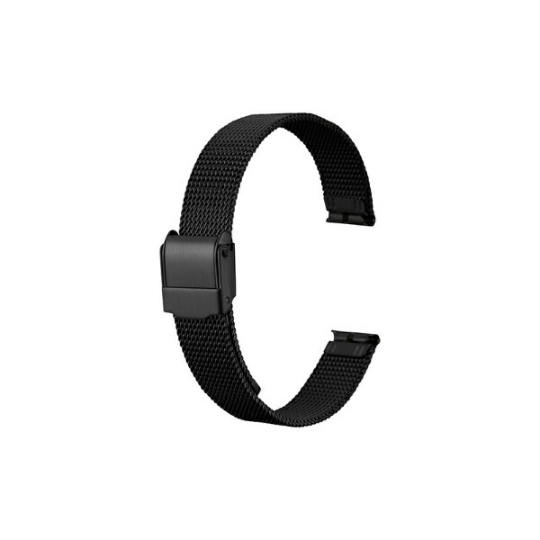 Battery, Care, Repair - バンビ｜BAMBI 時計バンド メタル メッシュ ミラネーゼ かん幅12mm 本体幅12mm ブラックIP(ステンレス) BSNE5913B