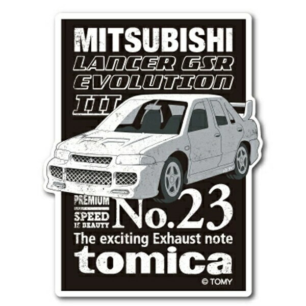 ゼネラルステッカー｜GENERAL STICKER 大人トミカステッカー Mサイズ mitsubishi lancer EVO3 LCS-850