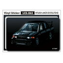 ゼネラルステッカー|GENERAL STICKER 大人トミカステッカー Sサイズ mitsubishi lancer EVO3 LCS-865(2)