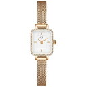 Daniel Wellington|ダニエルウェリントン Quadro Mini 15×18 Lumin B RGWH DW00100731