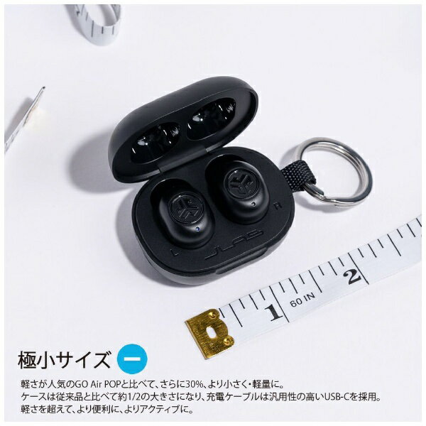 JLAB｜ジェイラブ 完全ワイヤレスイヤホン JBuds Mini Aqua IAPEBJBMINIRAQUA124 [ワイヤレス(左右分離) /カナル型 /Bluetooth対応]