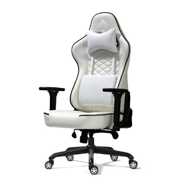 Contieaks｜コンティークス ゲーミングチェア [W720xD720xH1255〜1345mm] Diablo EVO-ディアブロ-(合成皮革) ホワイト 426045【キャンセル・返品不可】