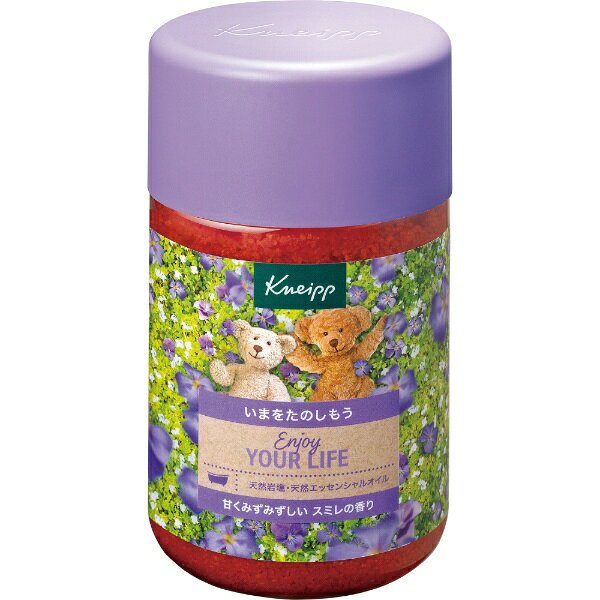 スミレから抽出した天然植物成分*配合で、春の訪れを感じさせる優しい甘さが広がります。お花畑に寝転ぶような心はずむハッピーバスタイムを。背中を押してくれる「Enjoy YOUR LIFE/いまをたのしもう」のメッセージ付き。希望に満ちた新しい一歩を踏み出す友達や仲間に、あなたの応援エールを伝えるギフトに。*ニオイスミレ花エキス（香り成分）