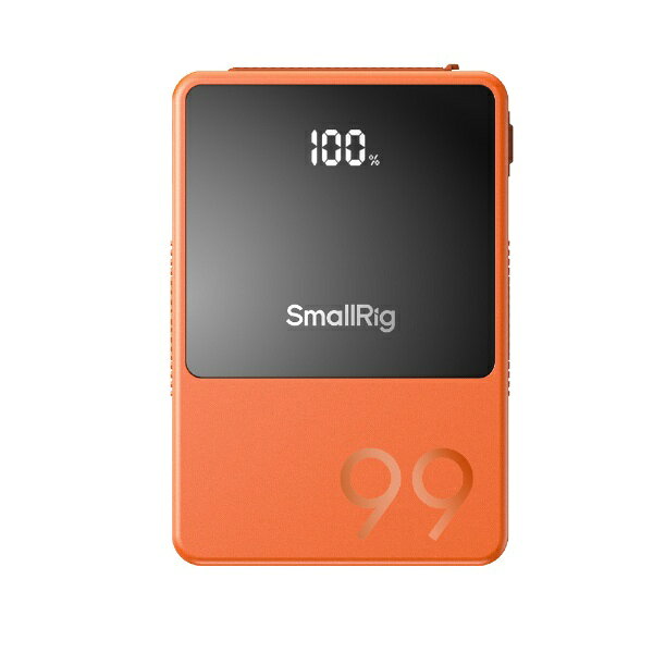 SmallRig｜スモールリグ VB99 ミニVマウントバッテリー（オレンジ色）4929 SmallRig SR4929