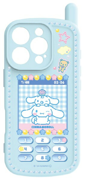 구루만디즈 | gourmandise iPhone 16 Pro 레트로 가라케 스타일 케이스 산리오 시나모롤 SANG-460CN