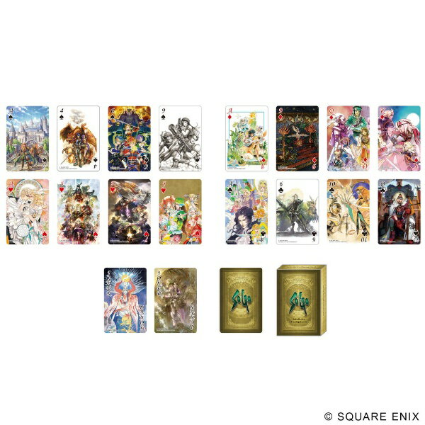 SQUARE ENIX｜スクウェアエニックス サガ シリーズ トランプ