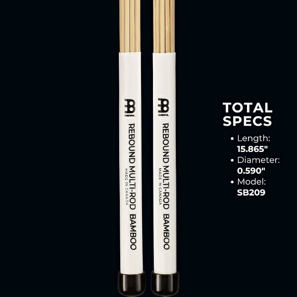 MEINL｜マイネル マルチロッド MEINL SB209 BAMBOO REBOUND 3
