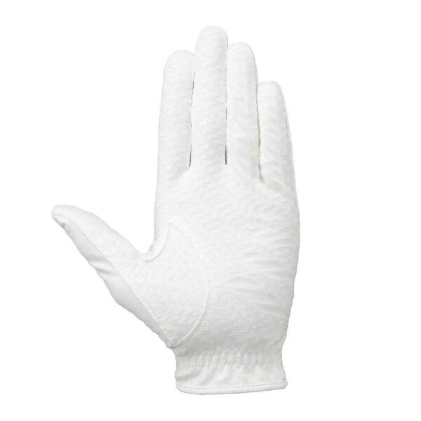 mizuno｜ミズノ 左手用 ゴルフグローブ W-GRIP（ダブルグリップ） ホワイト×ホワイト 5MJML40110 [メンズ /左手着用(右打ち用) /21cm]【返品交換不可】