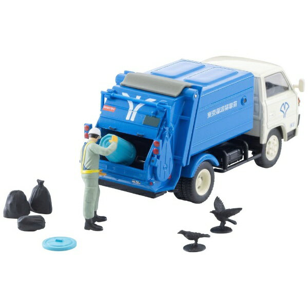 トミーテック｜TOMY TEC トミカリミテッドヴィンテージ NEO LV-N343a 三菱ふそう キャンター 清掃車（白/青）のサムネイル