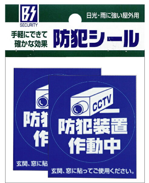 豊光｜TOYOMITSU 豊光 BS-816 防犯シール 「カメラ」 S 2枚入