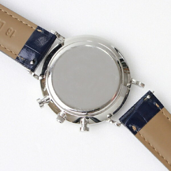 バンビ｜BAMBI 時計バンド 本革 型押し かん幅16mm 美錠幅14mm 【金具色指定不可】 ブラック BKE006AN