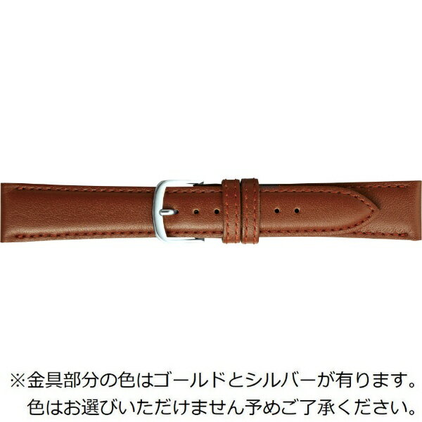 バンビ｜BAMBI 時計バンド 本革 スムース かん幅18mm 美錠幅16mm 【金具色指定不可】 ブラウン BCE115CP