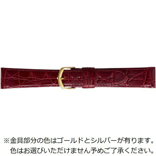 ■ワニ革（カイマン）を使用した時計バンド丸みを持った鱗の形は天然素材の為、一つとして同じ模様はありません。美しい符模様をお楽しみください。※金具部分の色はゴールドとシルバーがあります。色はお選びいただけません。予めご了承ください。