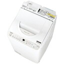 買替えで5000pt進呈(4/30まで) SHARP|シャープ 縦型洗濯乾燥機 ES-T6JBK [洗濯6.5kg