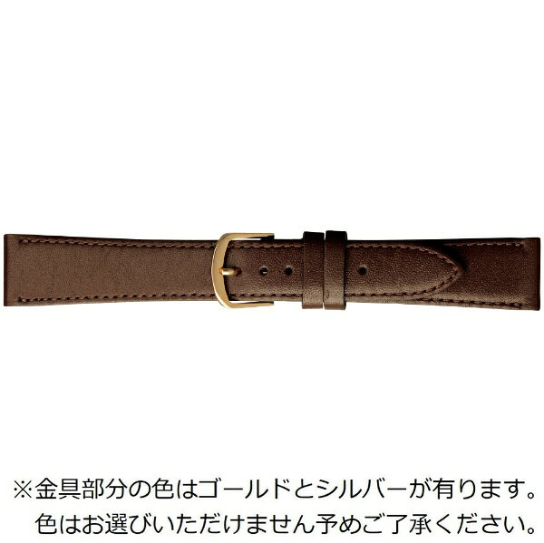 スタンダードでリーズナブルな時計バンドです。抗菌防臭加工の機能付きです。※金具部分の色はゴールドとシルバーがあります。色はお選びいただけません。予めご了承ください。