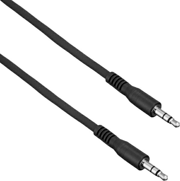 ・オーディオケーブル (Mini Stereo Phone - Mini Stereo Phone)・3.5mmステレオミニプラグ - 3.5mmステレオミニプラグ・ポータブルCD等のヘッドフォン端子とミキサーなどの接続に・長さ:1m
