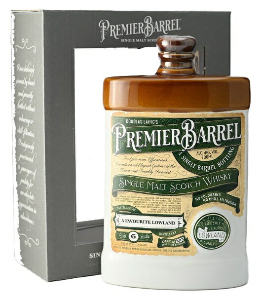 ウイスキー ダグラスレイン プレミエバレル フェイバリット ローランド 6年 700ml【ウイスキー】 【代金引換配送不可】