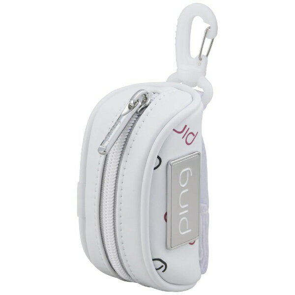 pingロゴモノグラムが入った高級感のあるデザインと素材を採用●女性らしいシルバーチャームロゴ付き●ボール2個収納可能●カラビナとベルトループ付きの2Way仕様