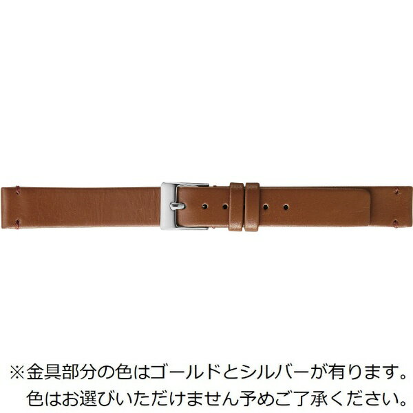 バンビ|BAMBI 時計バンド 本革 スムース ストレートタイプ かん幅12mm 美錠幅12mm 【金具色指定不可】 ブラウン BCE038CI