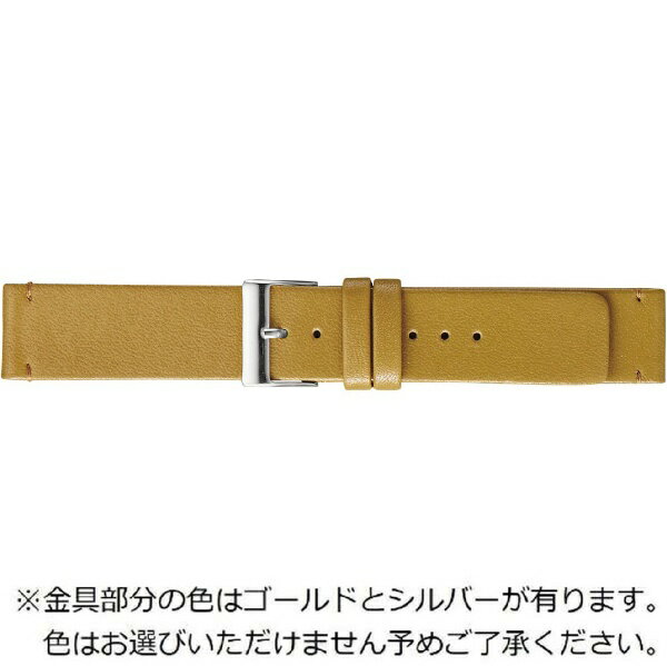 バンビ|BAMBI 時計バンド 本革 スムース ストレートタイプ かん幅16mm 美錠幅16mm 【金具色指定不可】 ライトブラウン BCE138NN