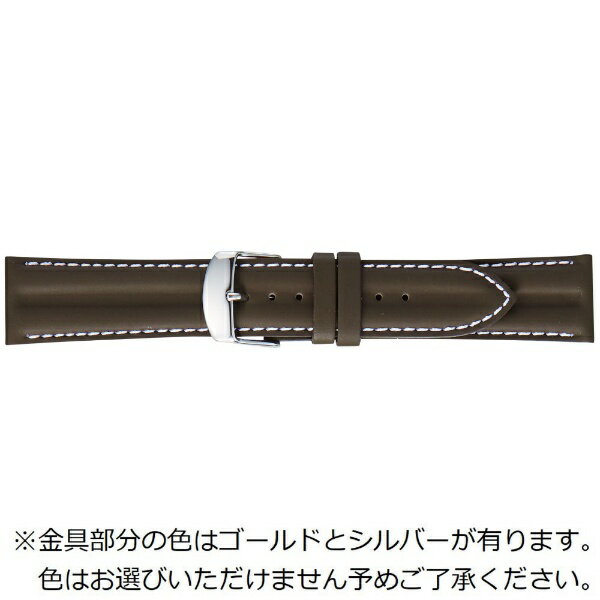 牛革にラバーコーティングを施し、耐久性を高めた時計バンドです。二山甲丸のデザインでカジュアルウォッチ・ミリタリーウォッチにもピッタリ。※金具部分の色はゴールドとシルバーがあります。色はお選びいただけません。予めご了承ください。