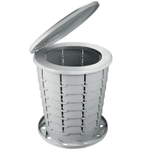 KEIYO｜慶洋 簡易トイレ どこでもトイレ グレー AN-S137GY