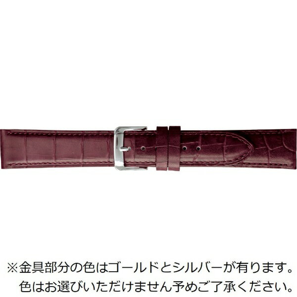 ■天然牛革素材でありながら、高い撥水効果を実現したスコッチガードレザーシリーズ一般的な革の場合、汗をかく時季にできやすいバンド裏面の「汗染み」。ひどい場合には染みが表面にまで広がり、せっかくの時計バンドが台無しになってしまうことも…。スコッチガードレザーは、裏表両面に高い撥水効果・防汚処理を施しているため、いつでも快適で清潔な装着感でお使いいただけます。■高級感あふれる、クロコダイルの型押しをほどこしたモデル様々なシーンでも活躍できる飽きのこないデザインです。上品で落ち着いた雰囲気は、フォーマルからカジュアルまで幅広いスタイルにマッチ。素材はやわらかな天然皮革で肌触りの良さも魅力です。※金具部分の色はゴールドとシルバーがあります。色はお選びいただけません。予めご了承ください。