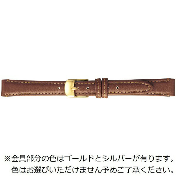 古董 - バンビ｜BAMBI 時計バンド 本革 スムース スコッチガード 強力撥水！ かん幅10mm 美錠幅8mm 【金具色指定不可】 ブラウン BCME003CF