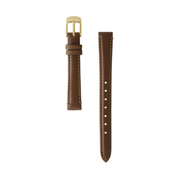 バンビ｜BAMBI 時計バンド 本革 スムース スコッチガード 強力撥水！ かん幅11mm 美錠幅10mm 【金具色指定不可】 ブラウン BCME003CH