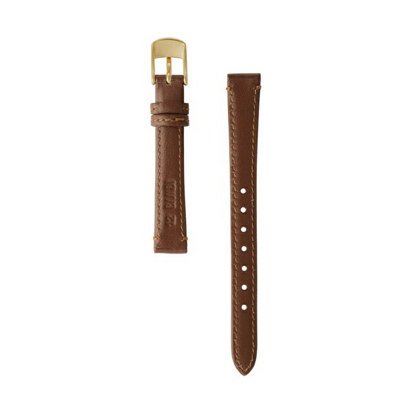 バンビ｜BAMBI 時計バンド 本革 スムース スコッチガード 強力撥水！ かん幅11mm 美錠幅10mm 【金具色指定不可】 ブラウン BCME003CH