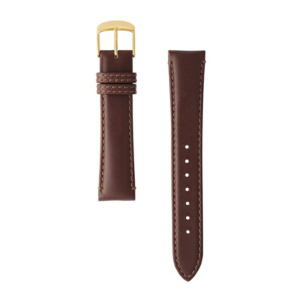 バンビ｜BAMBI 時計バンド 本革 スムース スコッチガード 強力撥水！ かん幅21mm 美錠幅18mm 【金具色指定不可】 ブラウン BCME003CT