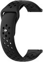 AMAZFIT|アマズフィット シリコン 替えバンド 22mm ブラック sp200025-S16-C01Q06