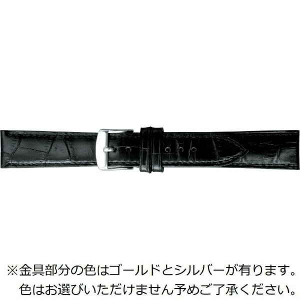 ■クロコダイル模様の型押しを施した、高級感のある時計バンドドレスウォッチ・カジュアルウォッチ問わず使いやすい時計バンドです。牛革に施した型押し（エンボス）加工で時計をより一層引き締めます■通常モデルより美錠側（12時側）を10mm延長しました腕周りが太い方でも安心してお使いいただけます。※金具部分の色はゴールドとシルバーがあります。色はお選びいただけません。予めご了承ください。