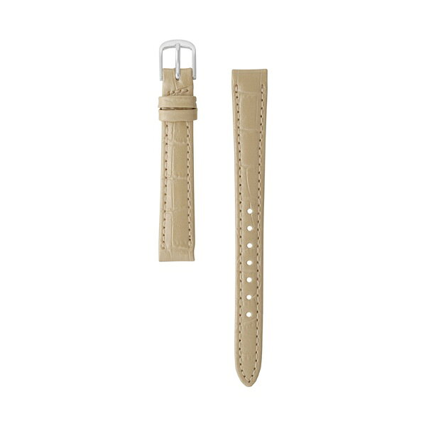 楽天ビック(ビックカメラ×楽天)のバンビ｜BAMBI 時計バンド 本革 型押し パールフェイククロコ かん幅12mm 美錠幅10mm 【金具色指定不可】 ベージュ BKE005FI｜アングル2