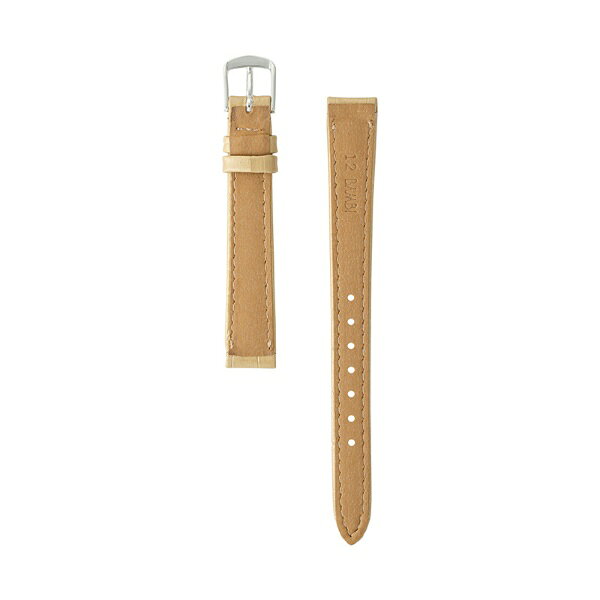 楽天ビック(ビックカメラ×楽天)のバンビ｜BAMBI 時計バンド 本革 型押し パールフェイククロコ かん幅12mm 美錠幅10mm 【金具色指定不可】 ベージュ BKE005FI｜アングル3
