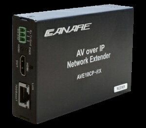 CANARE|カナレ電気 HDMI延長分配器 受信機 CANARE AVE10CP-RX RJ45タイプ CANARE ブラック AVE10CP-RX