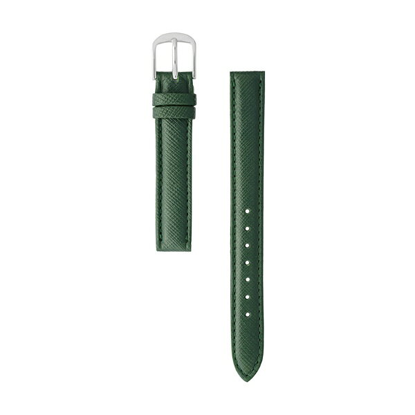 バンビ｜BAMBI 時計バンド 牛革 エンボスレザー 撥水 かん幅9mm 美錠幅8mm 【金具色指定不可】 グリーン BCE610ME