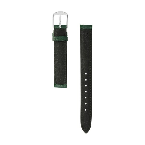 バンビ｜BAMBI 時計バンド 牛革 エンボスレザー 撥水 かん幅9mm 美錠幅8mm 【金具色指定不可】 グリーン BCE610ME