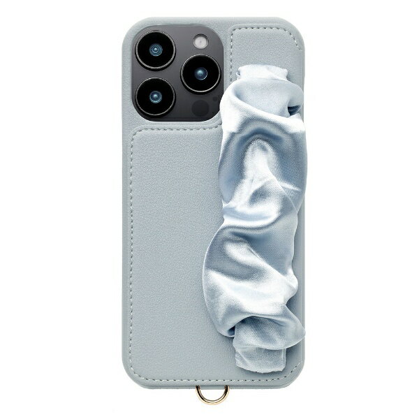 ユニケース｜UNICASE Classy Scrunchie Case for iPhone 16 Pro Max pale blue UNI-CSIP24LP-2CSPB