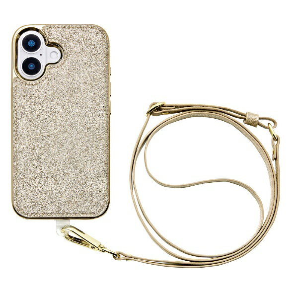 ユニケース｜UNICASE Cross Body Case Duo for iPhone 16 prism gold UNI-CSIP24M-2CBPG