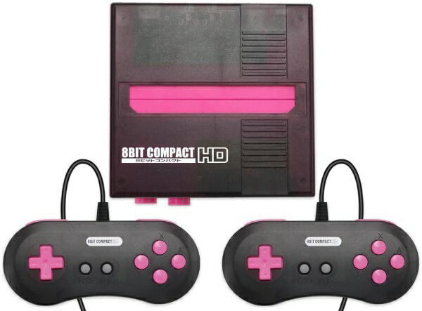 【エントリー2倍｜対象ユーザー限定 12/15まで】 コロンバスサークル｜Columbus Circle 8ビットコンパクト HD（FC用互換機） クリアブラック＆ピンク CC-8BCHD-CB 【代金引換配送不可】
