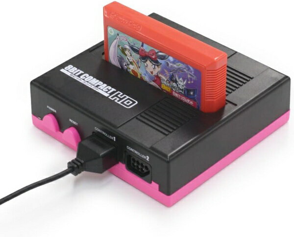 【エントリー2倍｜対象ユーザー限定 12/15まで】 コロンバスサークル｜Columbus Circle 8ビットコンパクト HD（FC用互換機） クリアブラック＆ピンク CC-8BCHD-CB 【代金引換配送不可】