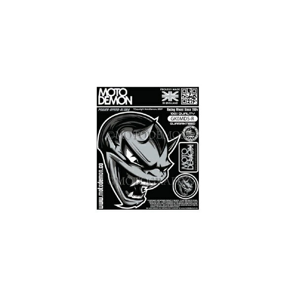 Other - モトグラフィックス｜MOTOGRAFIX グラフィックシート シルバーグレー 右 180x148mm MT-GK0MDS-R