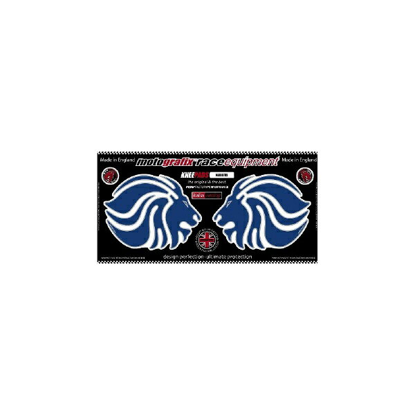 モトグラフィックス｜MOTOGRAFIX ボディパッド KNEE　ブルー/トリコローレ　RSV MT-KA001B