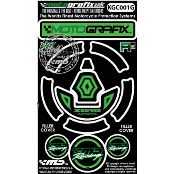 ���g�O���t�B�b�N�X�bMOTOGRAFIX �t���[�G���L���b�v�L�b�g�@�O���[���@KAWASAKI Z SERIES MT-KGC001G