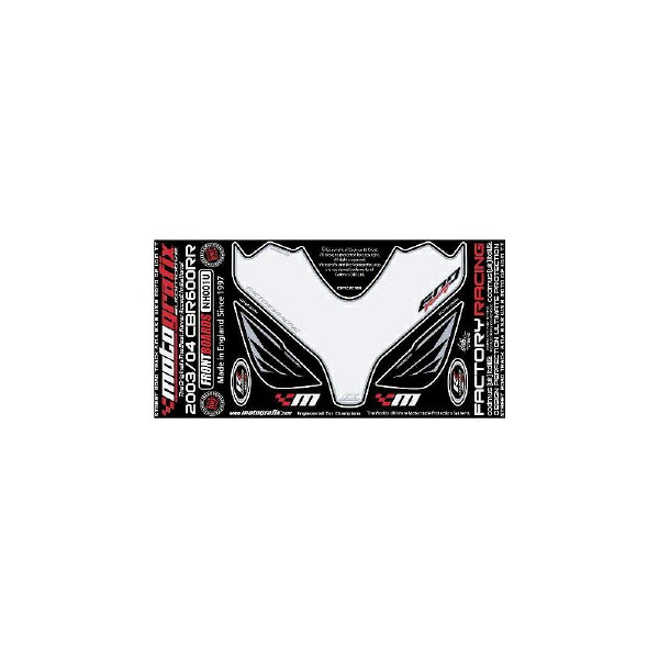 モトグラフィックス｜MOTOGRAFIX ボディパッド FRONT CBR600RR（03/04） MT-NH001U